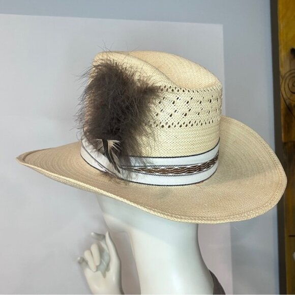 NWOT Hard Woven Lanning Belleville Cowboy Hat